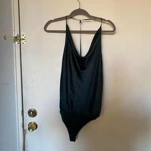 A&F bodysuit dark green size Large